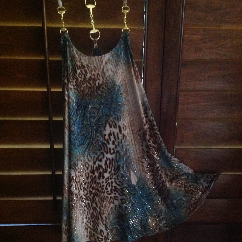 New shimmery mini dress